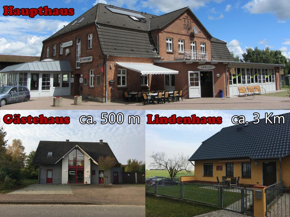 Gasthof Scharfe Kurve Lutzow Exterior foto